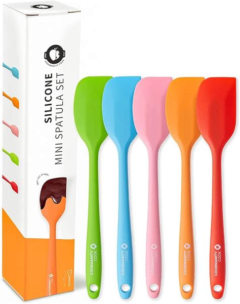 solid silicone spatula|Amazon.com: Silicone Spatulas, Small Rubber Spatula With Solid .